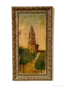 Arte: Lienzo al óleo Mezquita de Córdoba de Solís